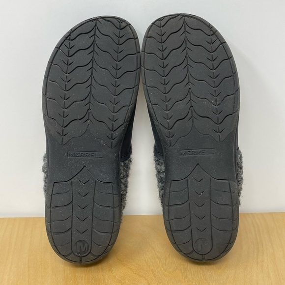 Merrell Encore Cassie Leather/Wool Slip On Clogs Black Size 10 - Picture 7 of 9